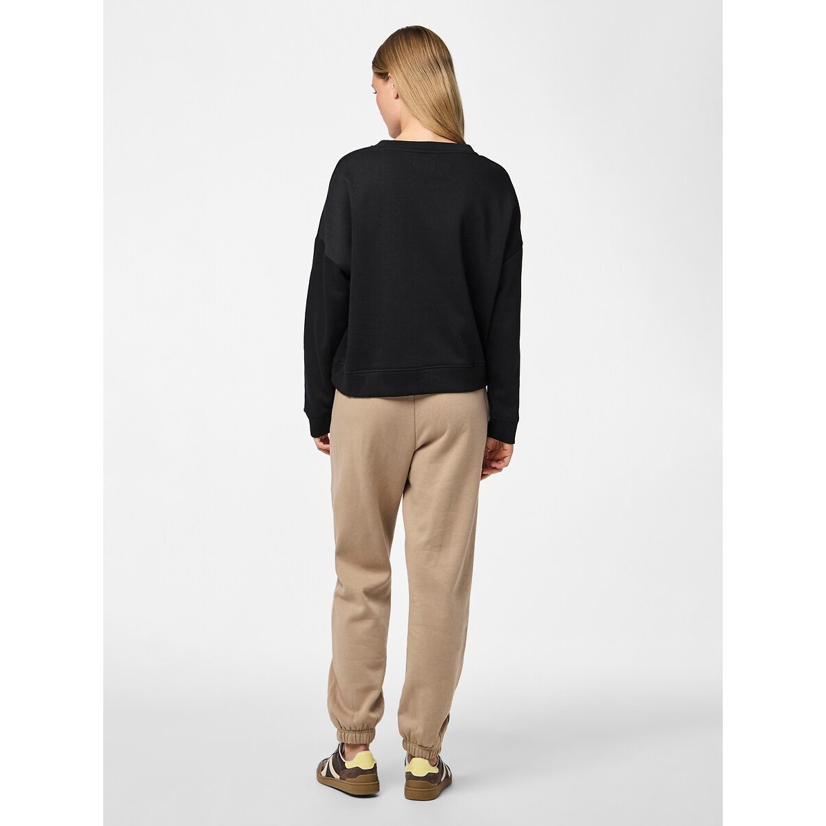 Crew Neck Sweatshirt black, PIECES