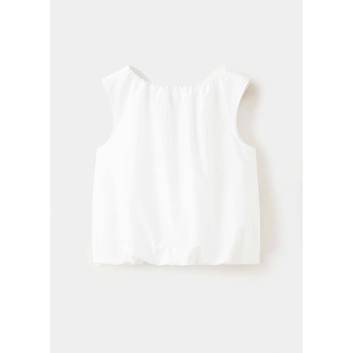 Blouse en coton ouverture au dos blanc, MANGO KIDS