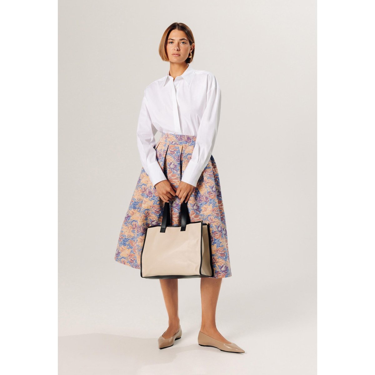 Jupe jacquard multicolore, RODIER