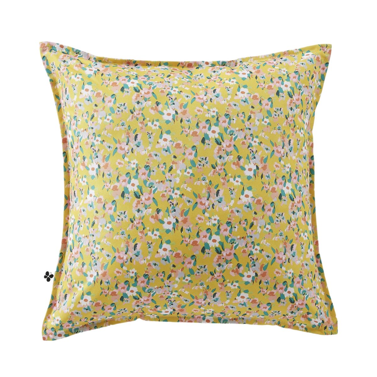 Housse de coussin exterieur deperlant Manon jaune, EDEN