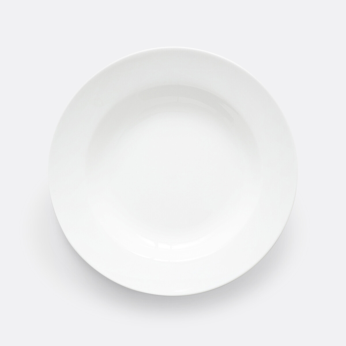 Lot de 4 assiettes creuses en porcelaine, Ginny blanc, LA REDOUTE INTERIEURS
