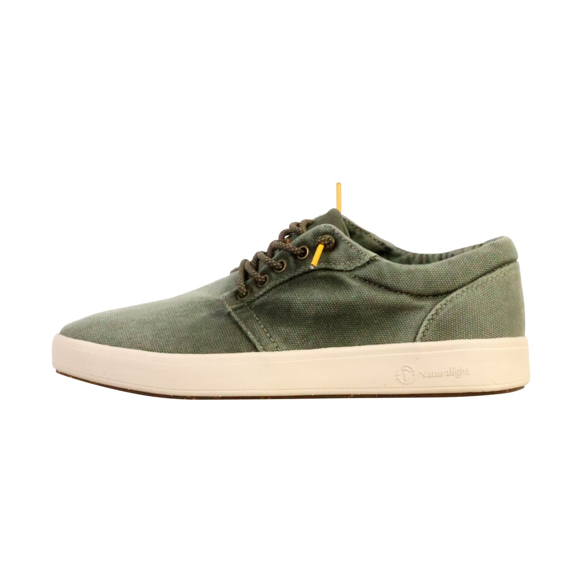 Basket Cuir Cotton Nl kaki, NATURAL WORLD