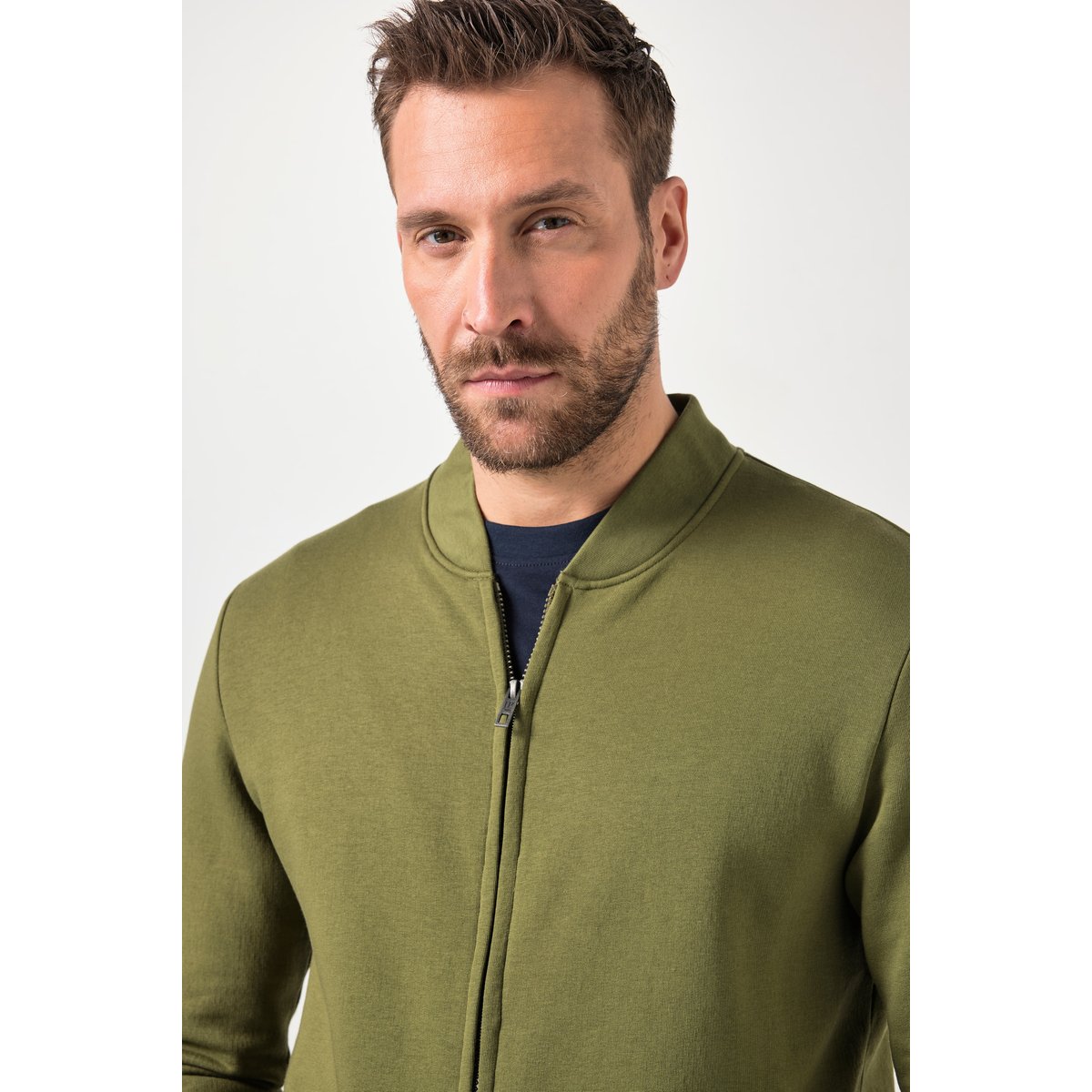 Veste en molleton olive foncé, JP1880