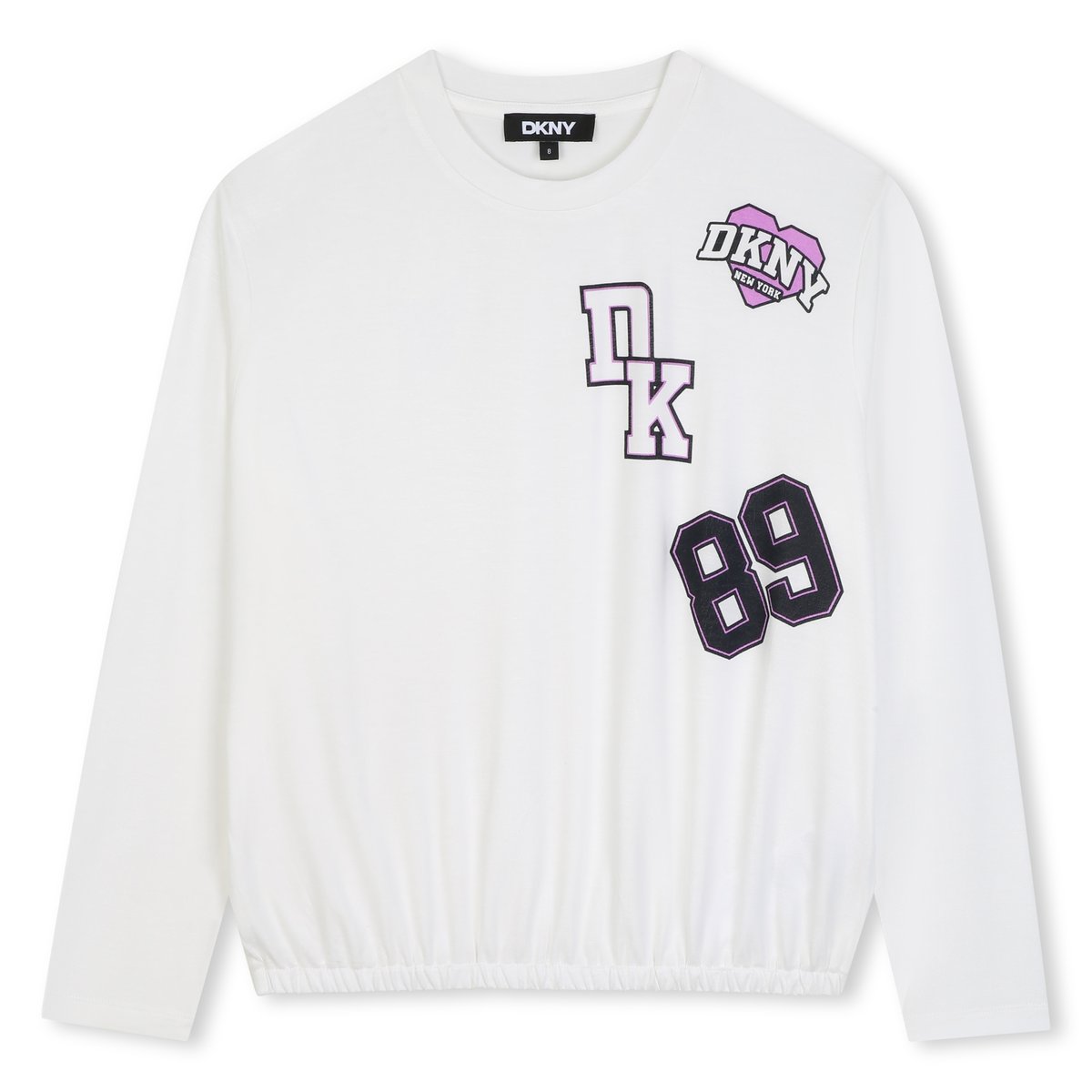 Tee-shirt manches longues offwhite, DKNY