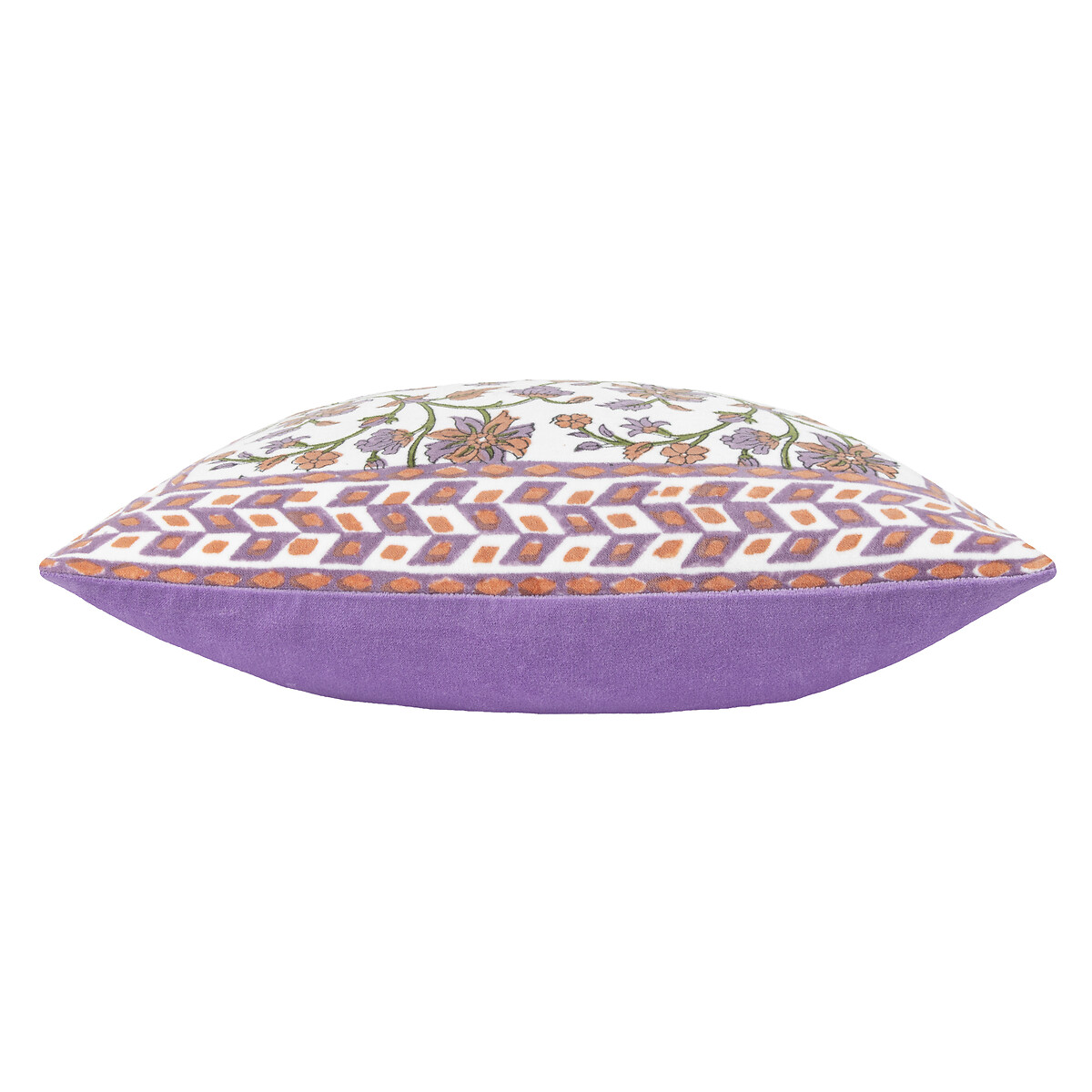 Mentera Floral Velvet Cushion lilac, PAOLETTI