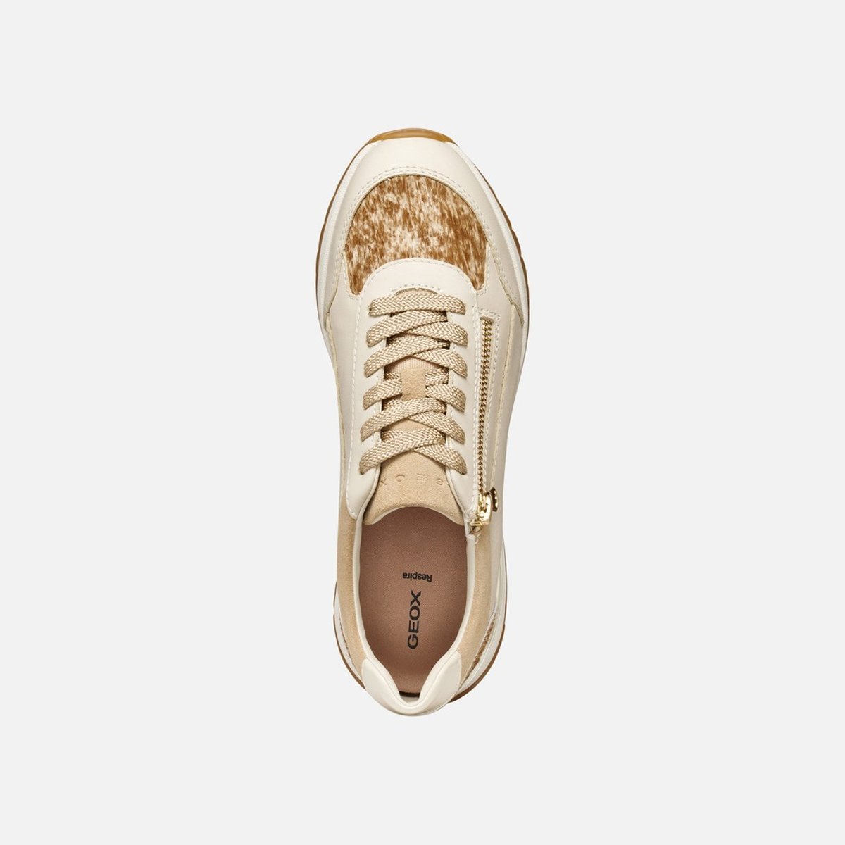 Baskets  D DESYA blanc cassé, GEOX