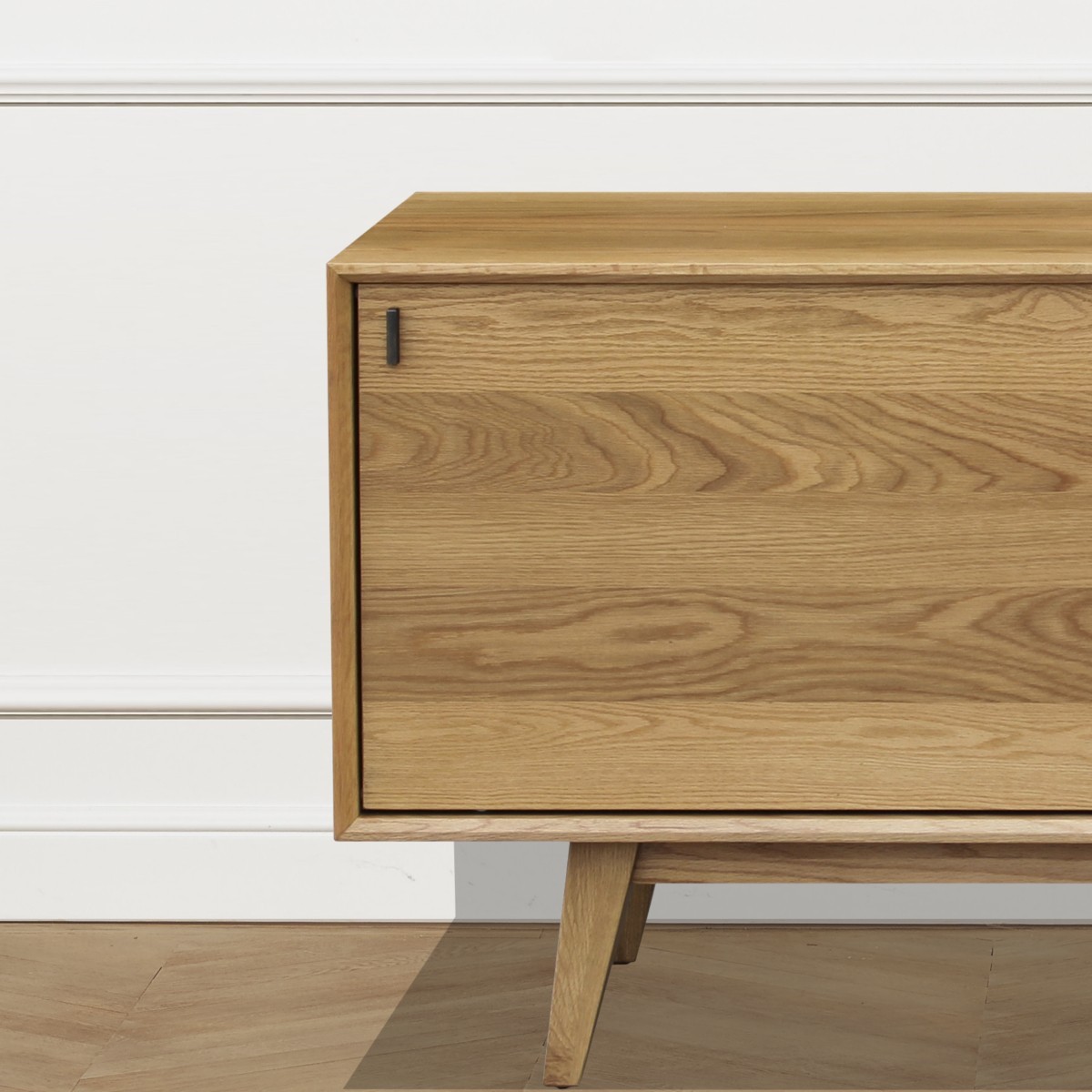 Buffet en chêne 2 portes coulissantes MATHILDE beige, ROBIN DES BOIS
