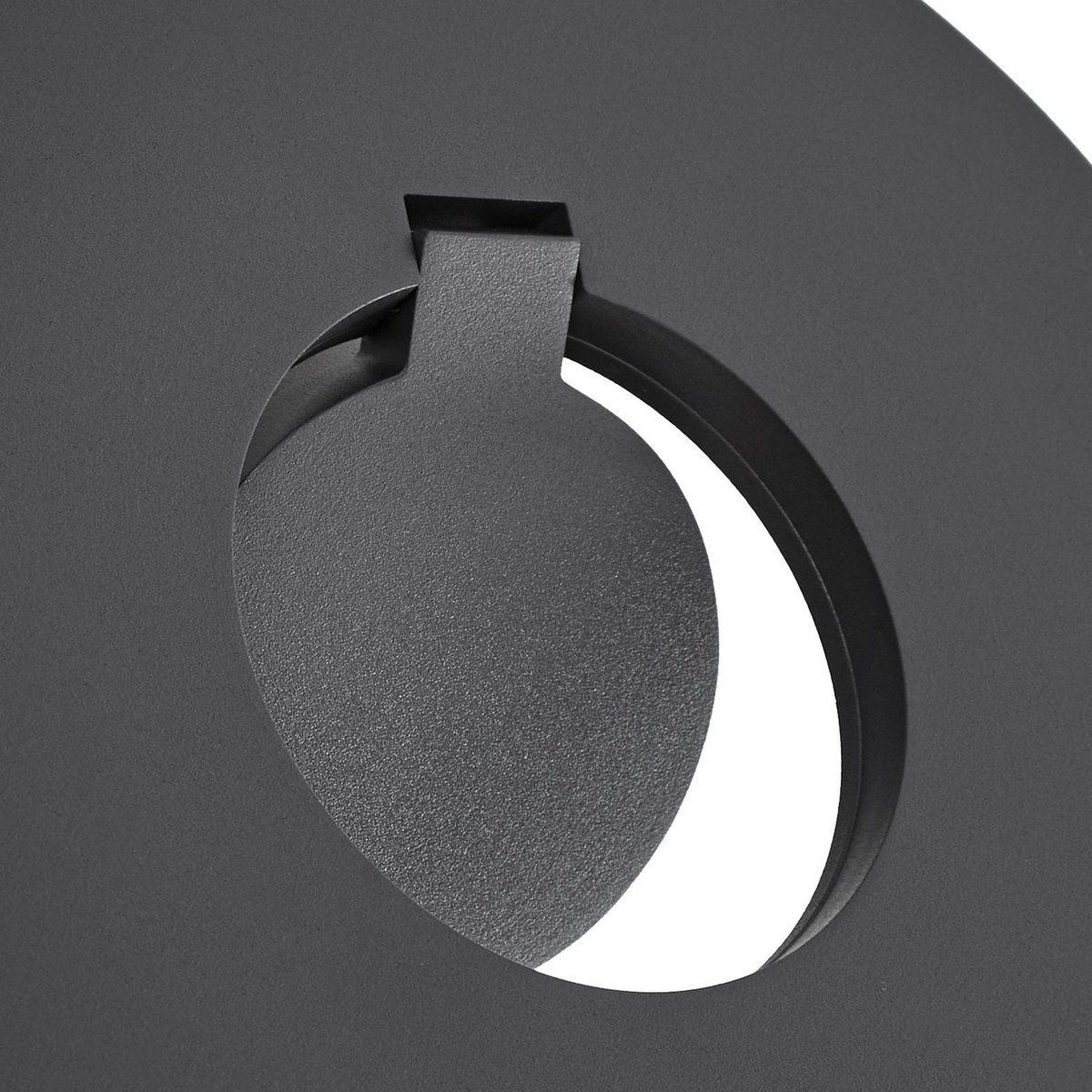 Applique extérieure en aluminium moderneLED anthracite, blanc, ARCCHIO