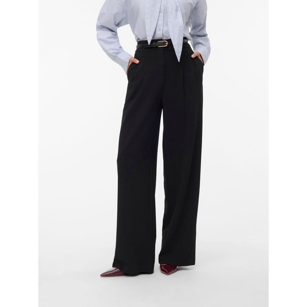 Pantalon À Jambe Large noire - black, VERO MODA