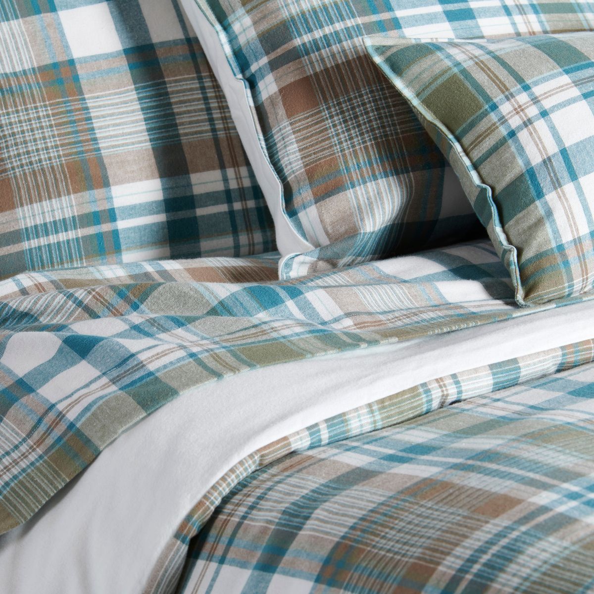 Drap Plat Flanelle Tissé-teint - HIGHLANDS motifs, TRADITION DES VOSGES