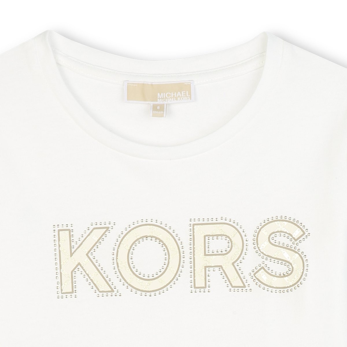 T-shirt manches longues en jersey offwhite, MICHAEL KORS