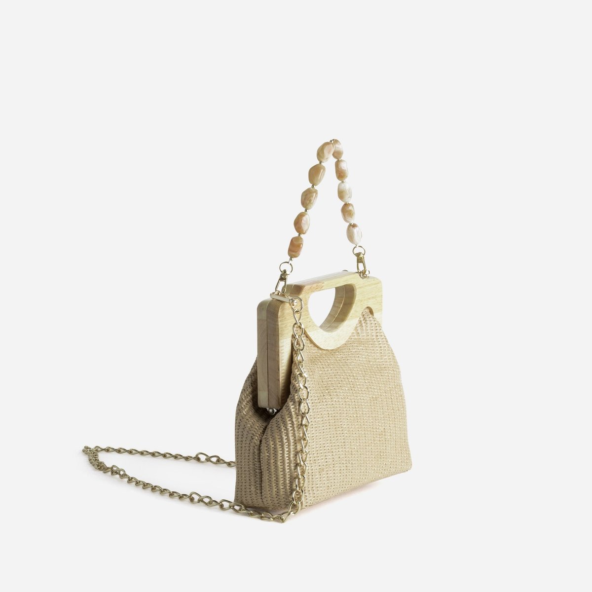 Sac À Main SIKOWA. beige, ERAM