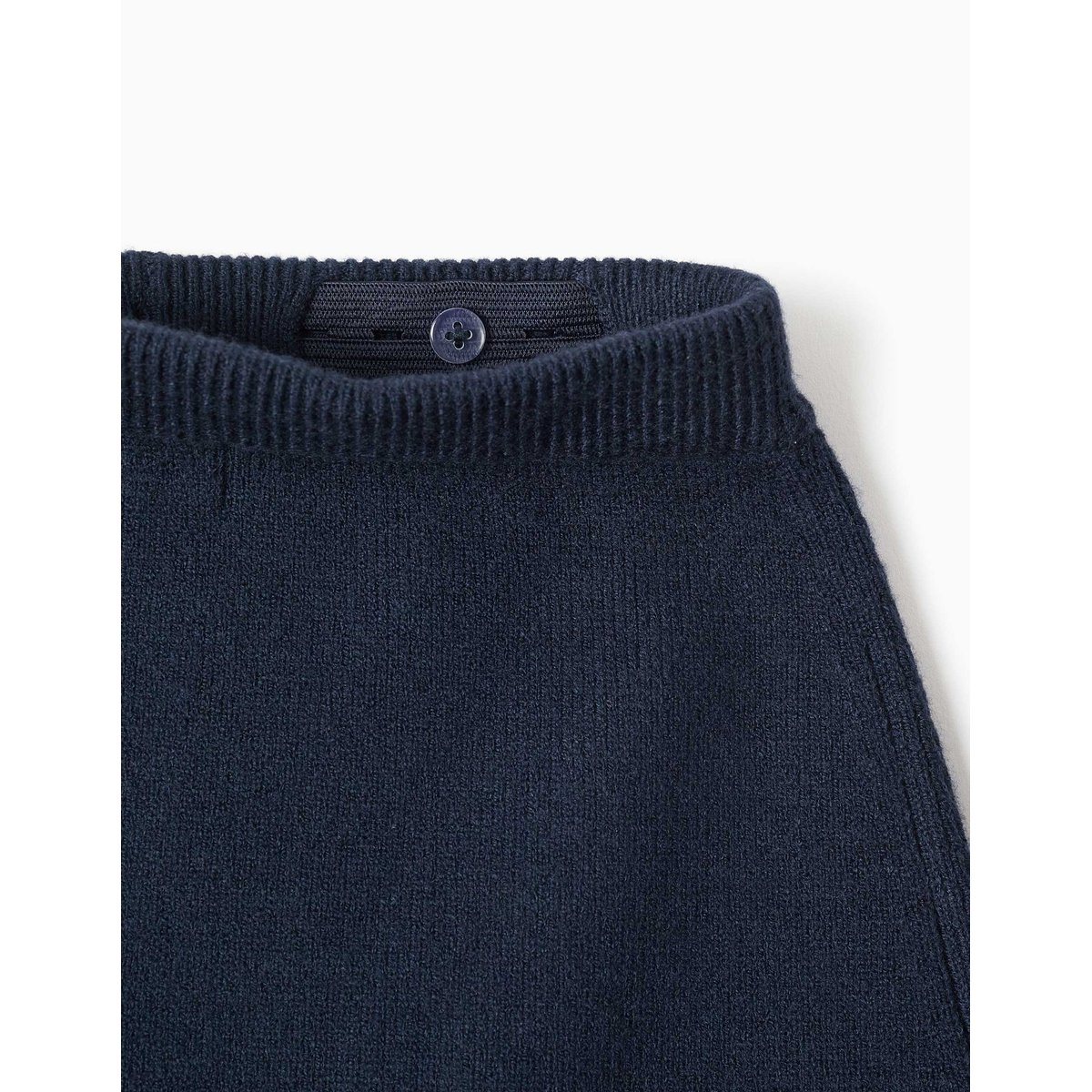 Jupe en maille avec nœud décoratif bleu foncé, ZIPPY