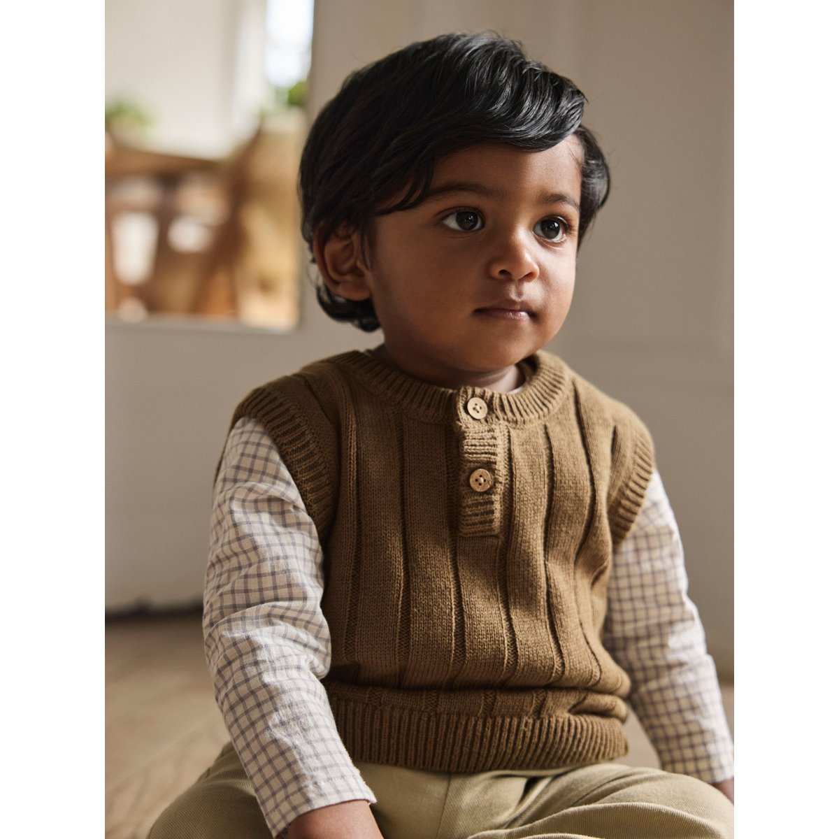 Gilet Tricoté kangaroo, NAME IT