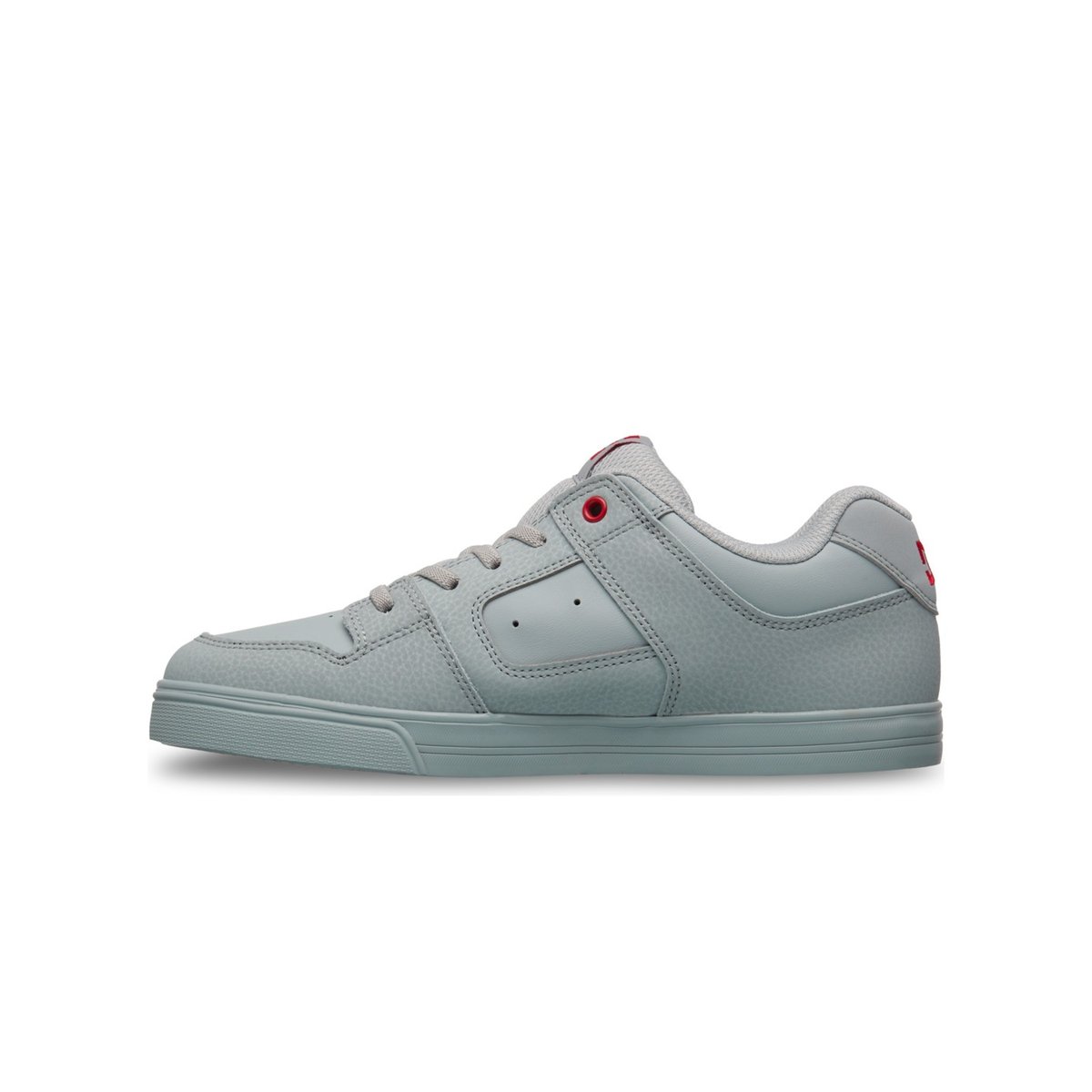 Baskets PURE ELASTIC. gris grey/dark red, DC SHOES