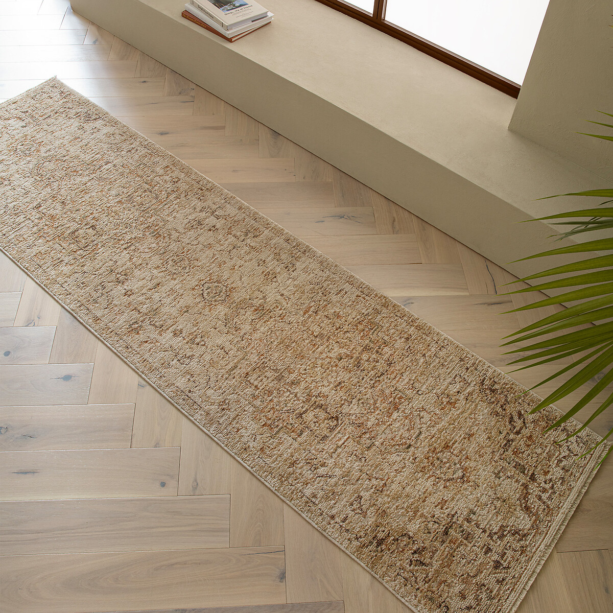 Heriz Serapi Copper Runner Rug copper-coloured orange, SO'HOME