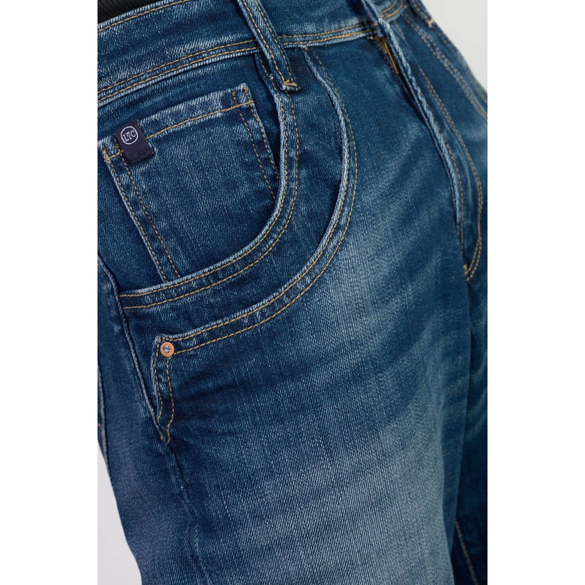 Jeans loose, large 400/28 loose , longueur 34 blue, LE TEMPS DES CERISES