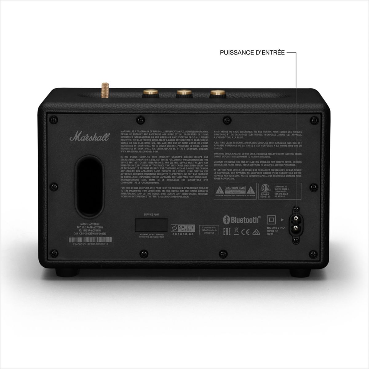 Enceinte résidentielle Acton III Noir noir, MARSHALL