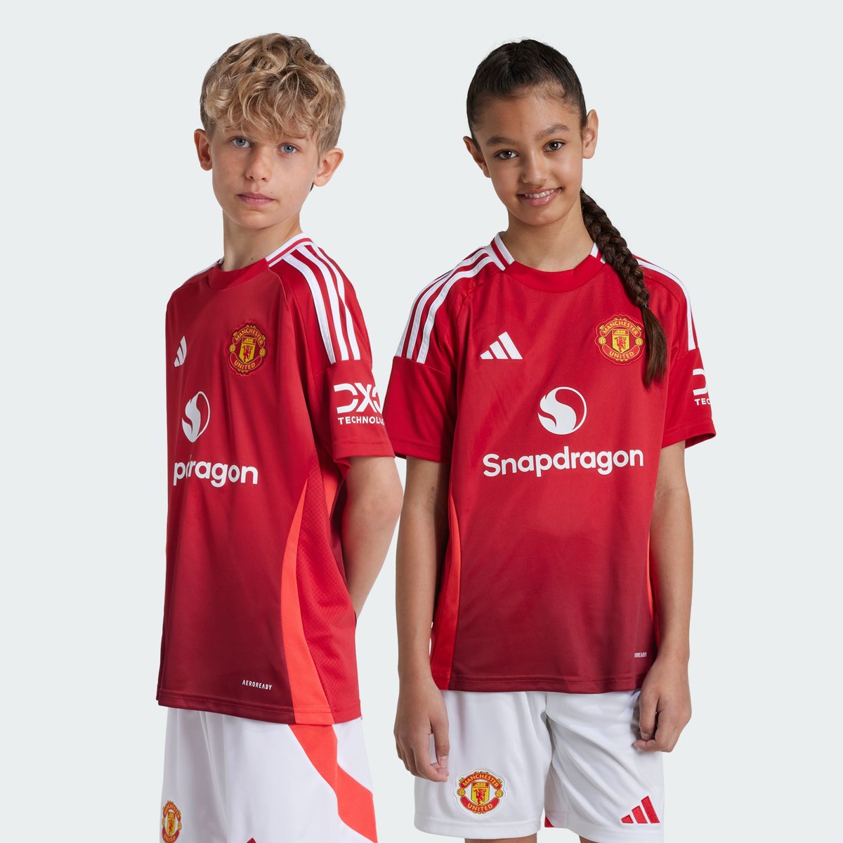 Maillot Domicile Manchester United 24/25 Enfants mufc red, adidas Performance
