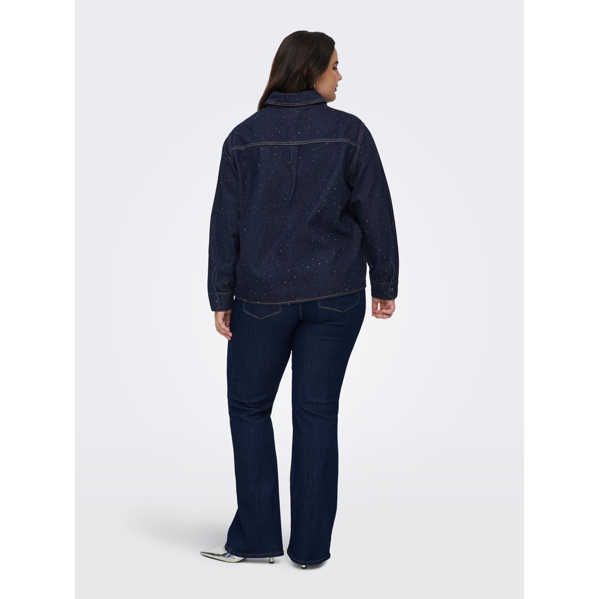 Chemise En Denim dark blue denim, ONLY CARMAKOMA