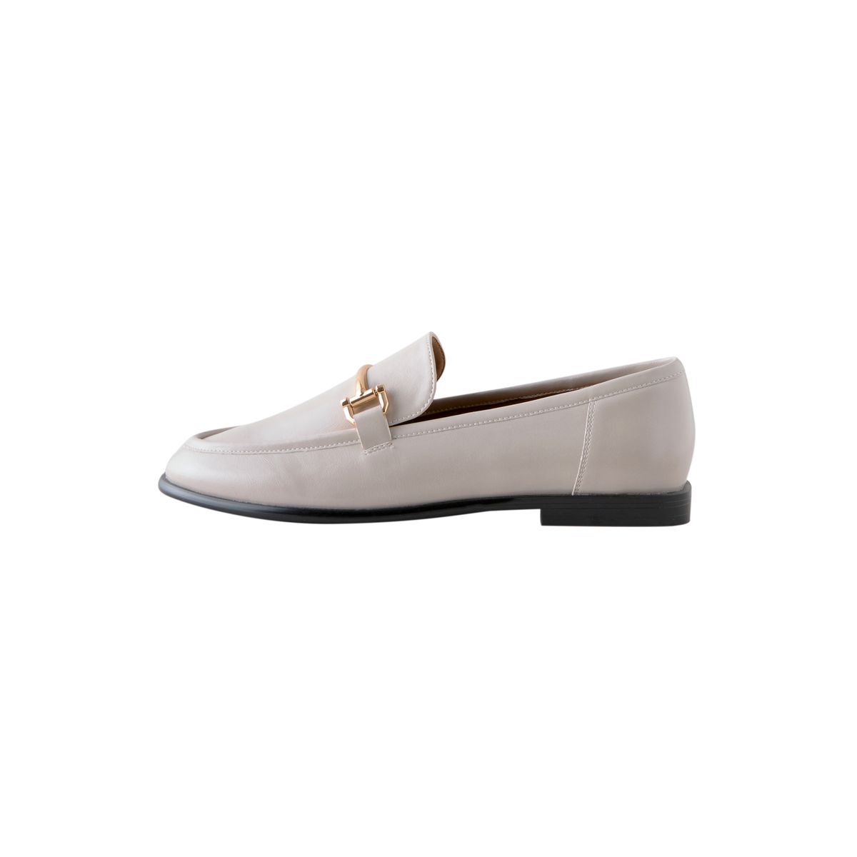 Mocassins à bout rond et liseré os, NEXT