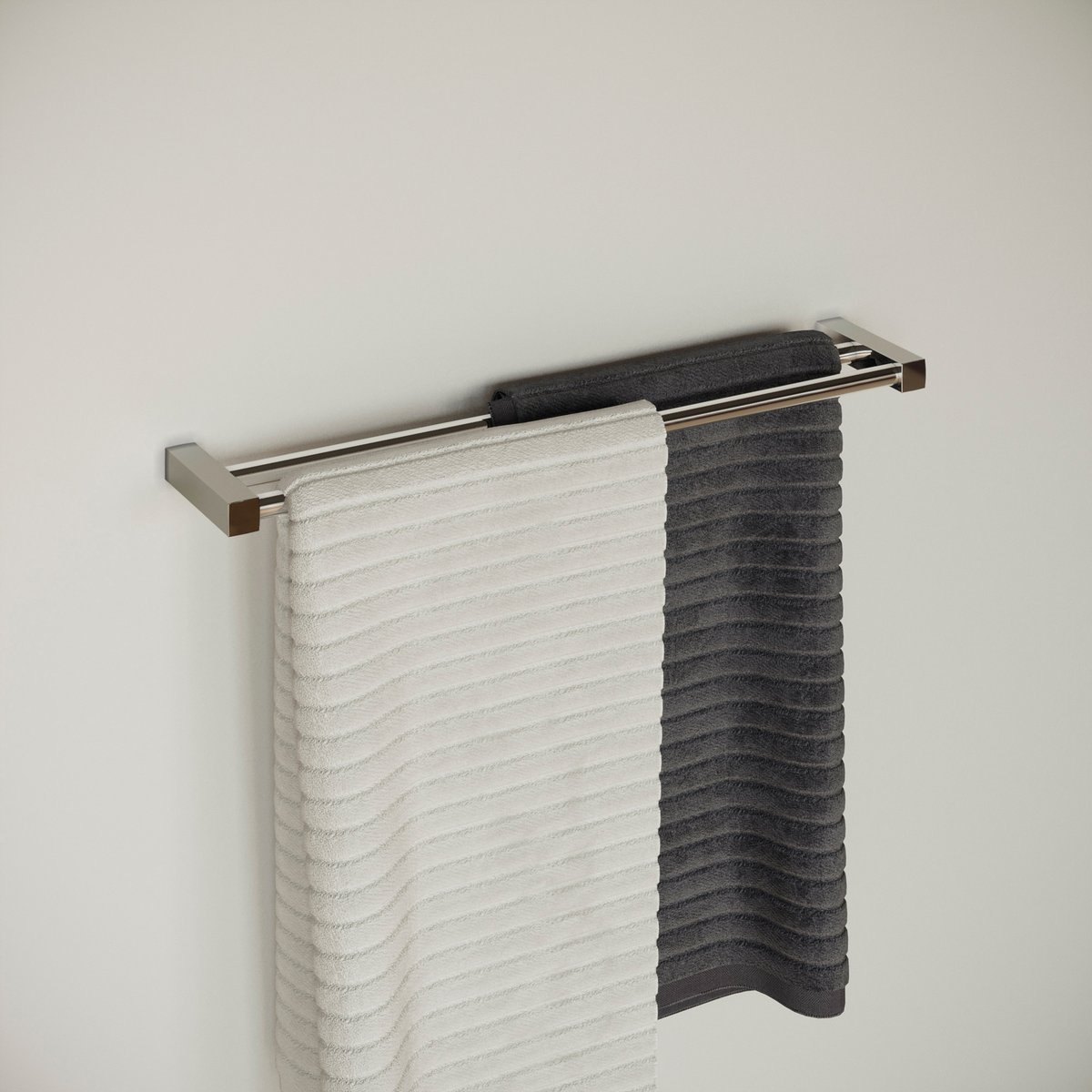 Porte Serviette Double mural  METRIC chrome, COSMIC
