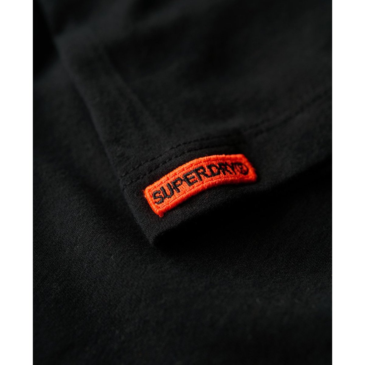 T-shirt classique Essential noir de jais, SUPERDRY