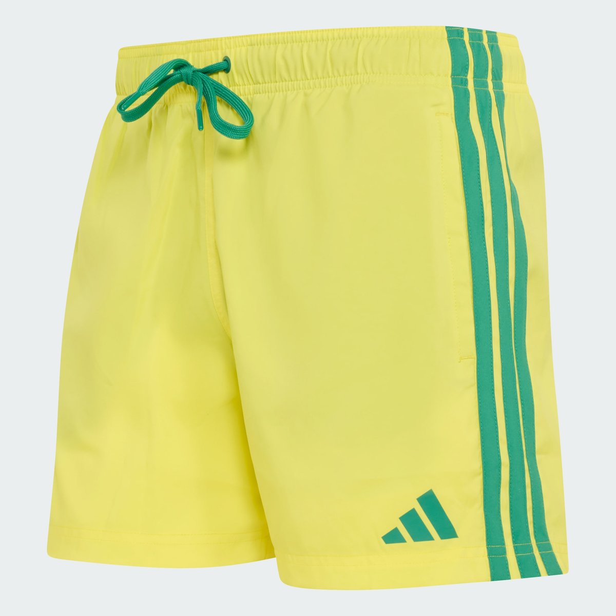 Short De Bain 3 Bandes 12,7 Cm Short De Bain 3 Bandes 12,7 Cm bright yellow / bold green, ADIDAS SPORTSWEAR