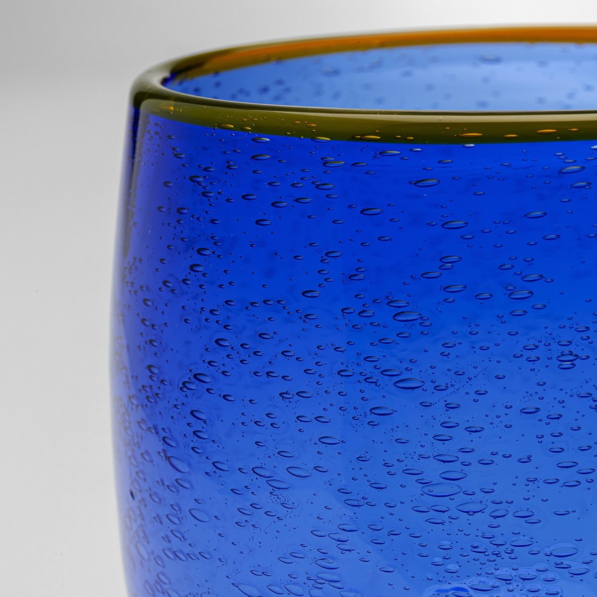 Lot de 4 verres à vin, BUBBLES bleu, KARE DESIGN