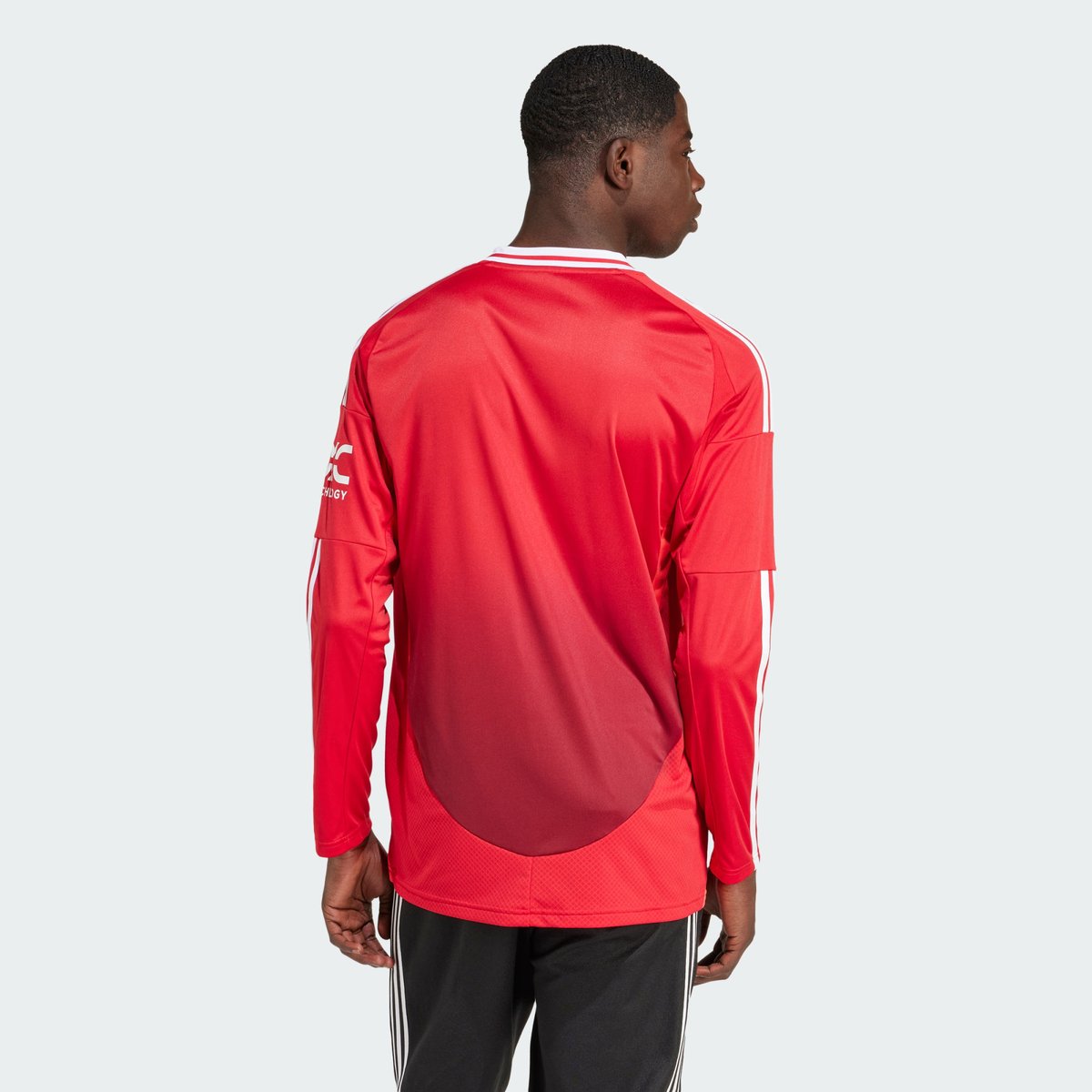 Maillot manches longues Domicile Manchester United 24/25 mufc red, adidas Performance
