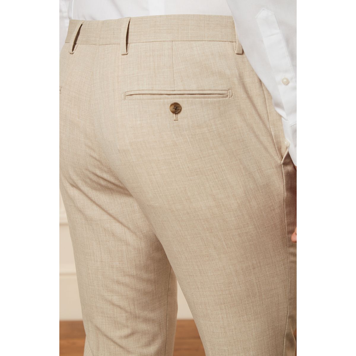 Costume stretch motion flex : pantaloncoupe skinny grège, NEXT
