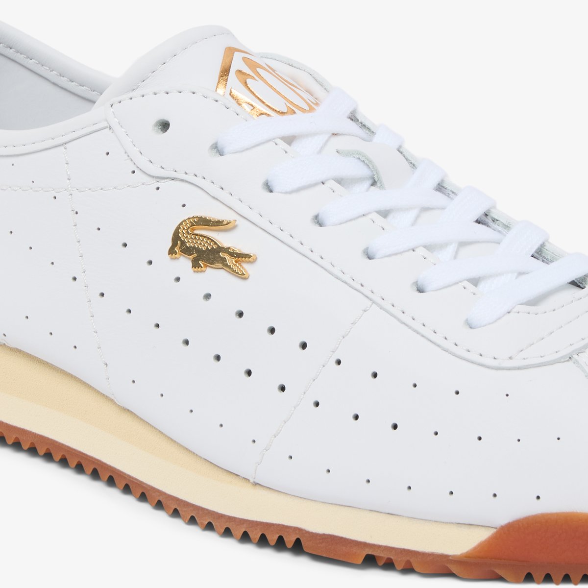 Sneakers Club-Low femme en cuir blanc-y37, LACOSTE