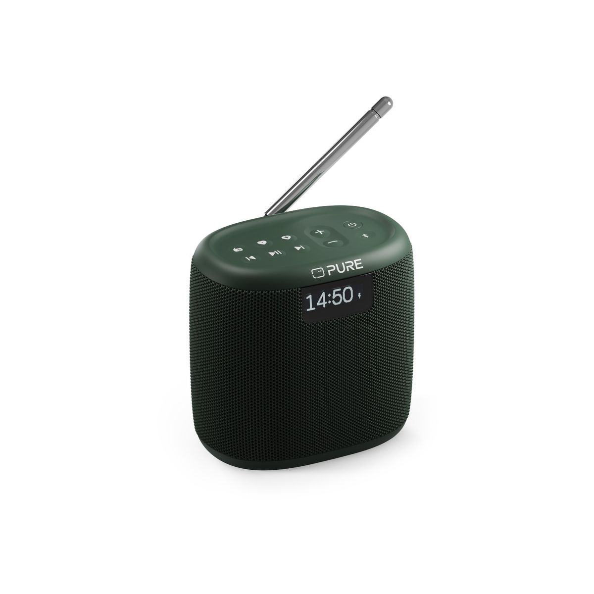 Radio DAB Woodland Mini Green couleur unique, PURE