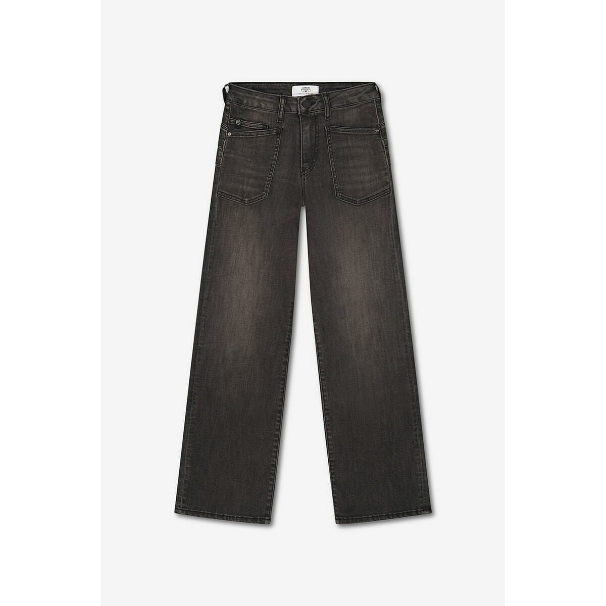 Jeans droite PULPH22, longueur 34 black / black, LE TEMPS DES CERISES