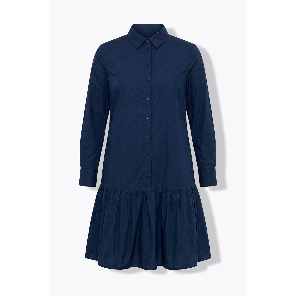 Robe midi base évasée marine, ULLA POPKEN
