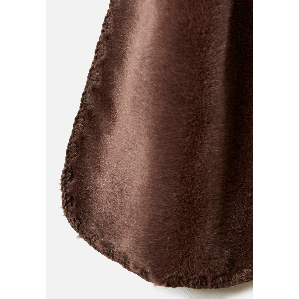 Echarpe réversible douce marron chocolat, DAMART