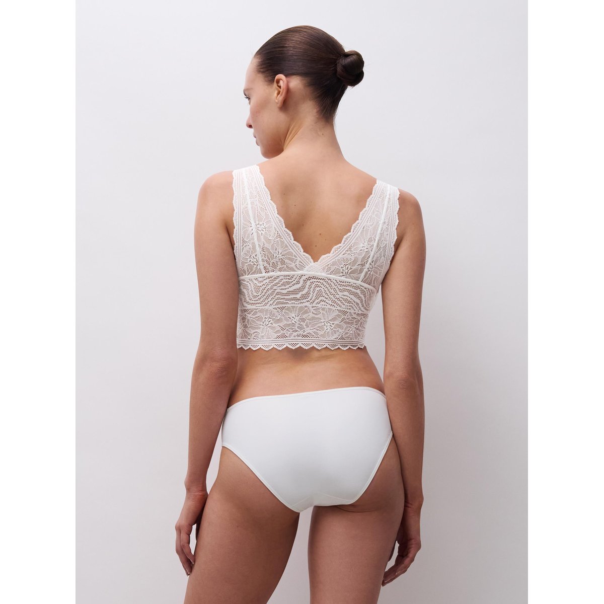 Soutien-gorge sans armature mousse FLORAL TOUCH milk, CHANTELLE