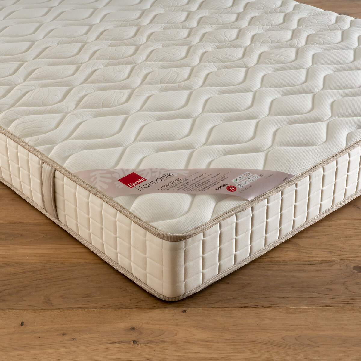 Matelas ressorts ensachés L’originel ecru, EPEDA