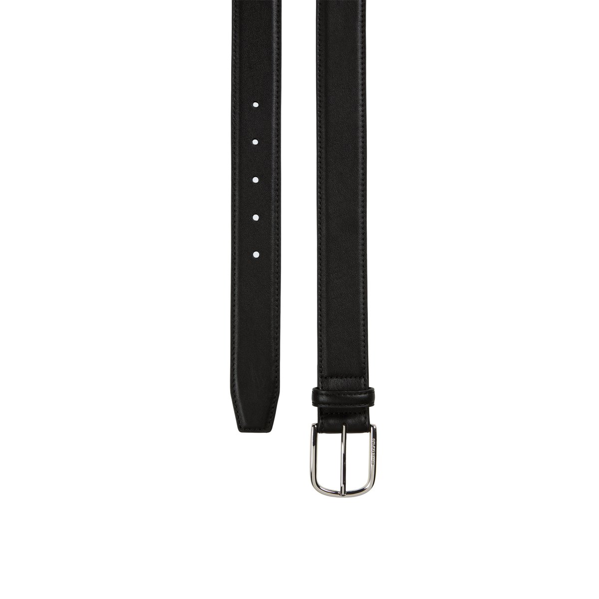 Ceinture modèle Jannik en cuir de vachette de haute qualité noir, MARC O'POLO