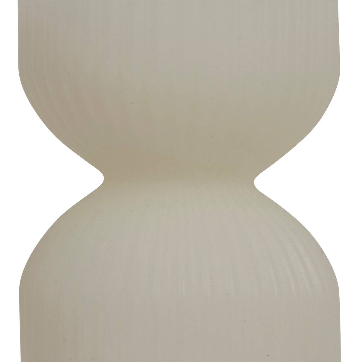 Bougie décorative sculptée SHAPA rose, ATMOSPHERA