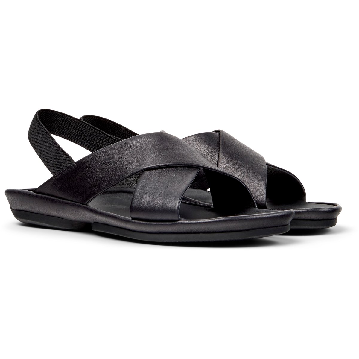 Sandales Cuir RIGHT ISLA noir, CAMPER