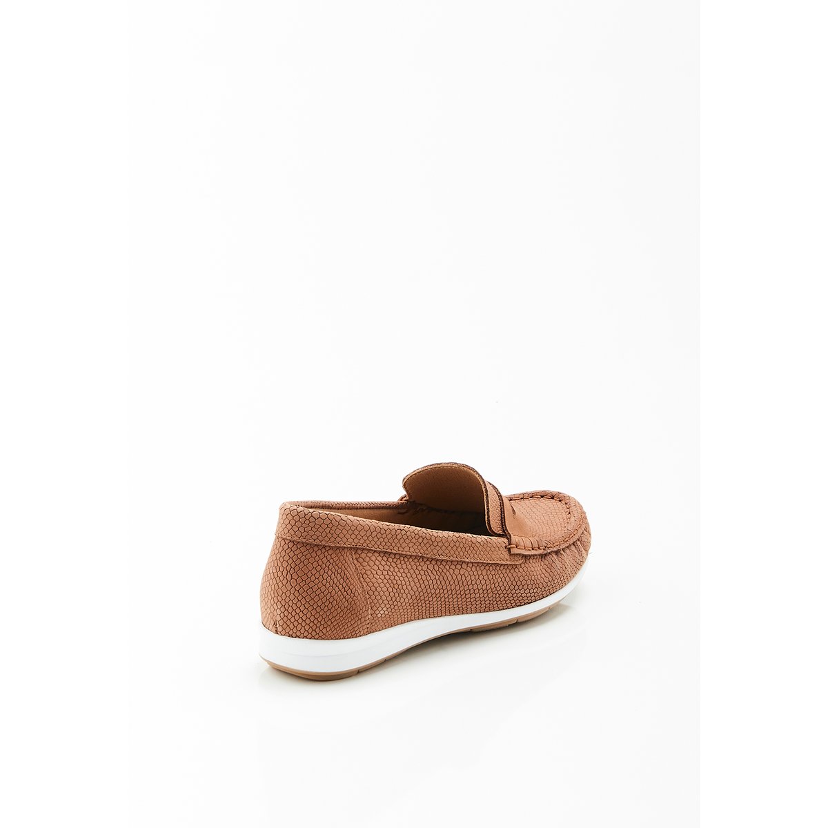 Mocassins aspect python Climatyl marron camel, DAMART