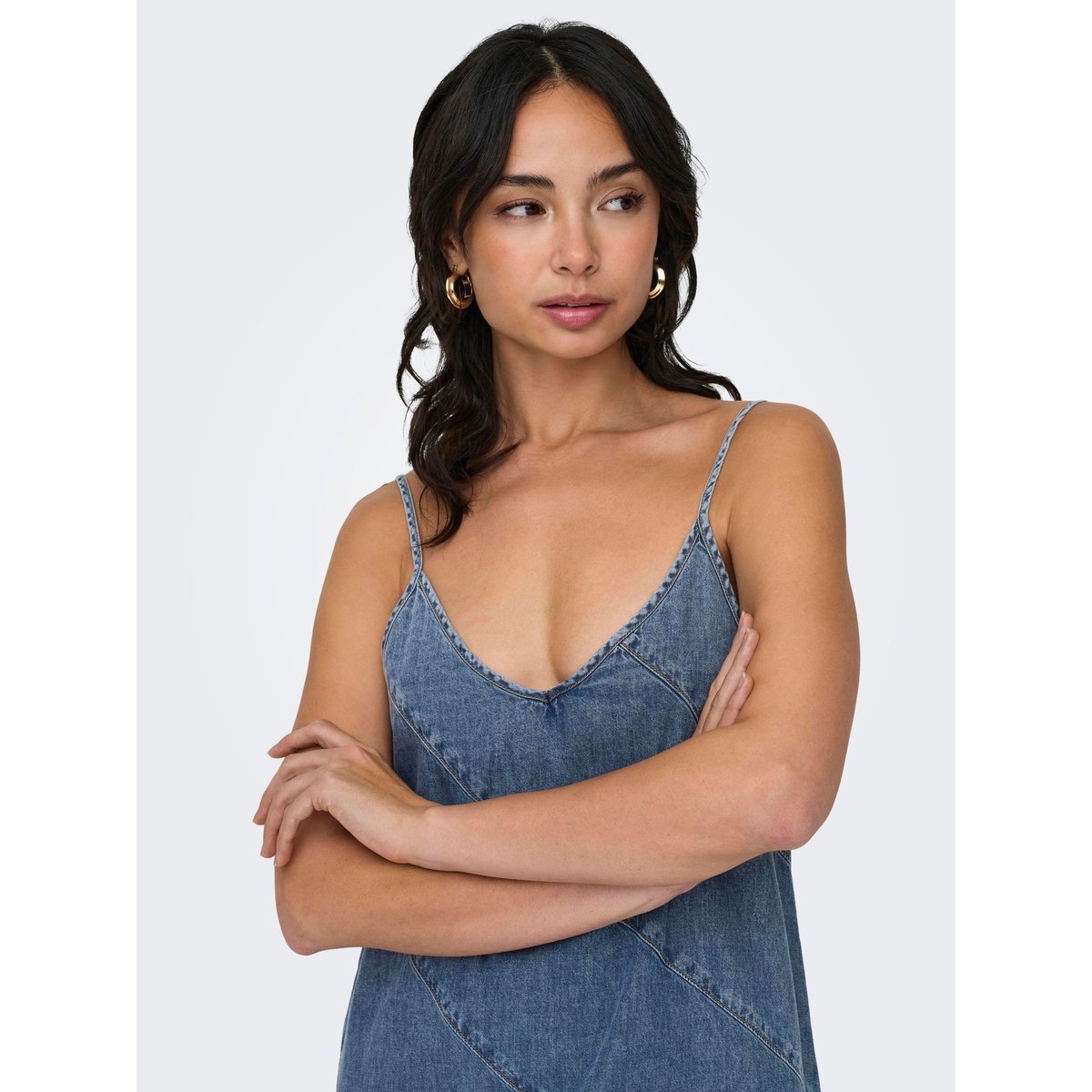 Robe En Denim light blue denim, ONLY