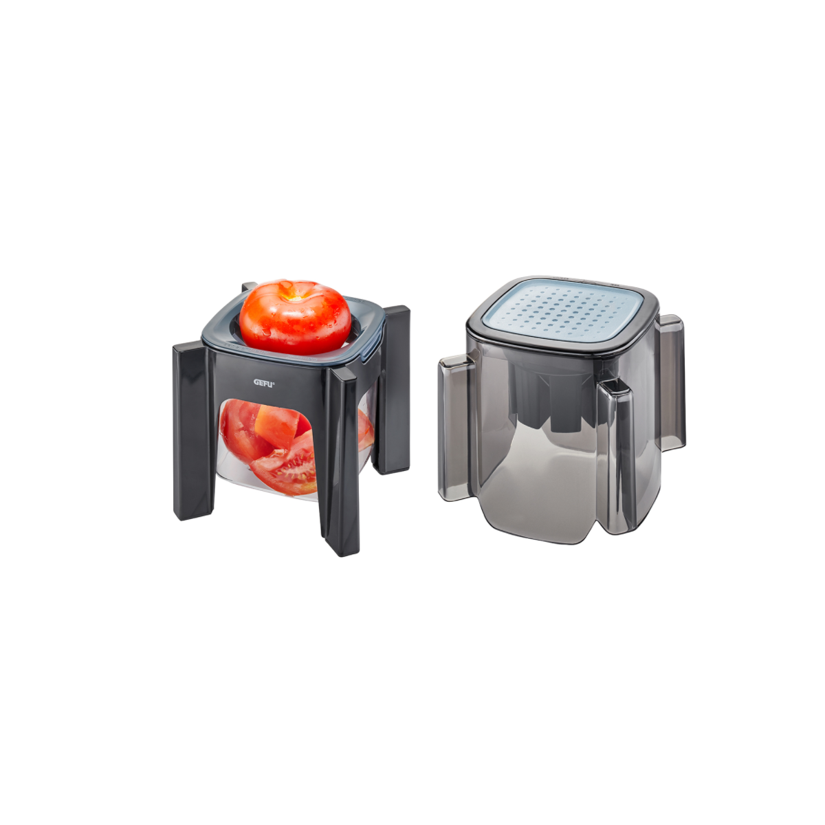 Coupe-fruits et légumes manuel TRICUT noir, GEFU