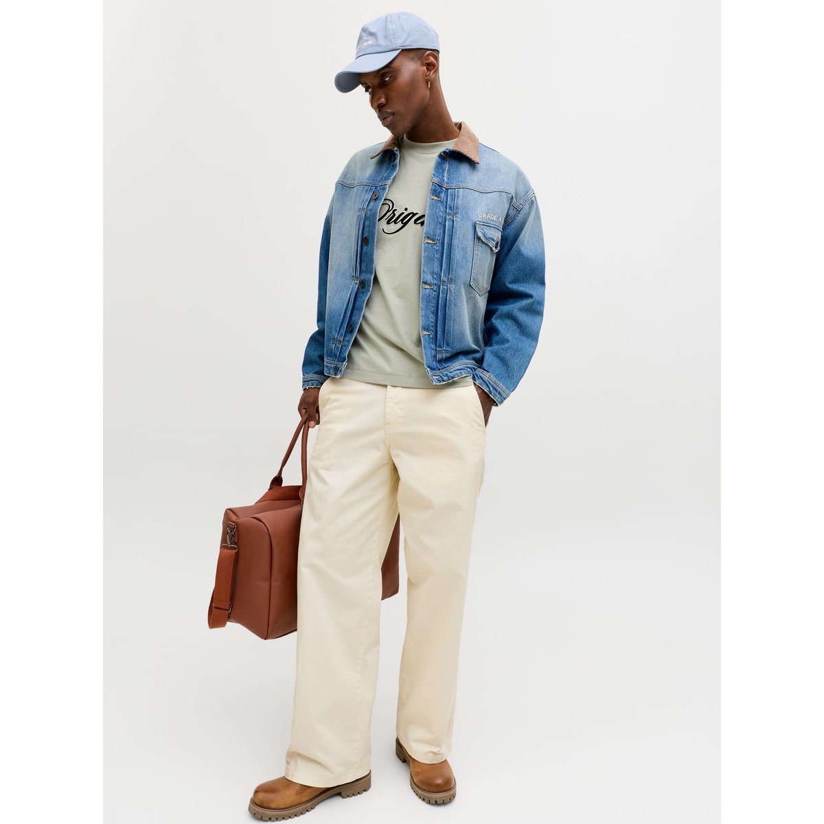 Pantalon antique white, JACK & JONES