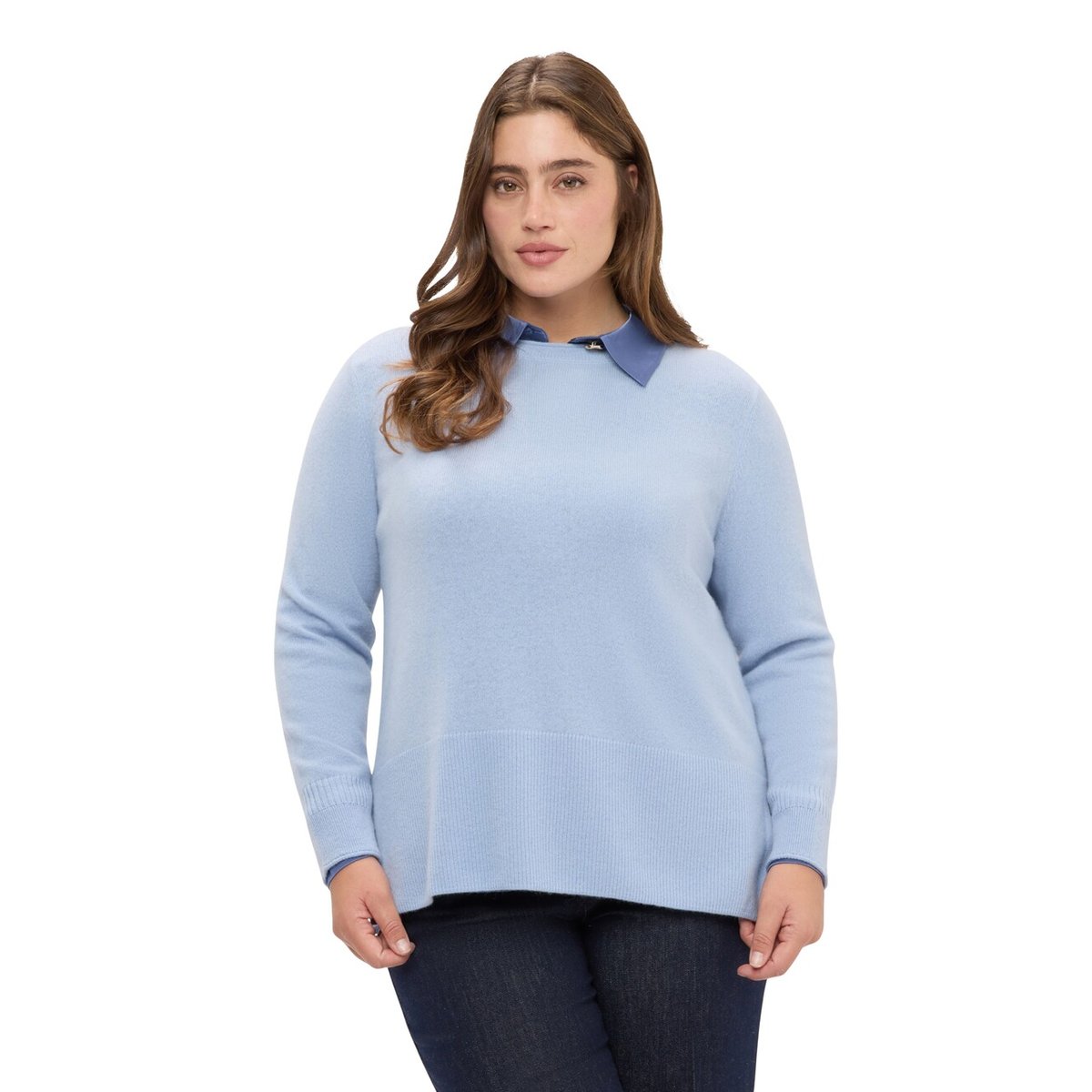 Pull ras du cou violet, FIORELLA RUBINO