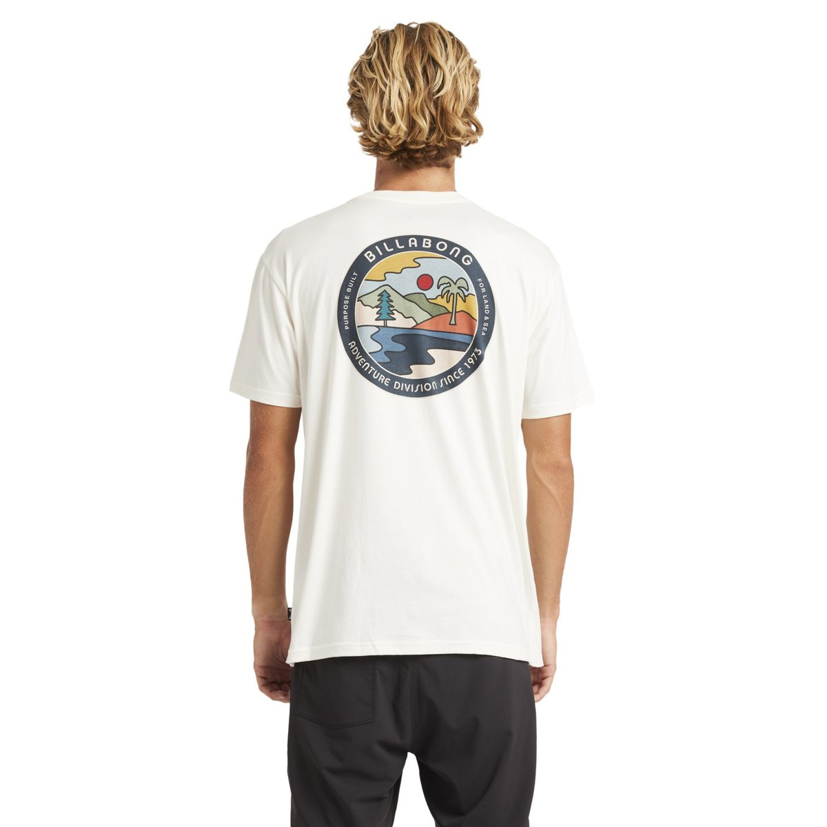 T shirt manches courtes ROCKIES A/DIV blanc off white, BILLABONG