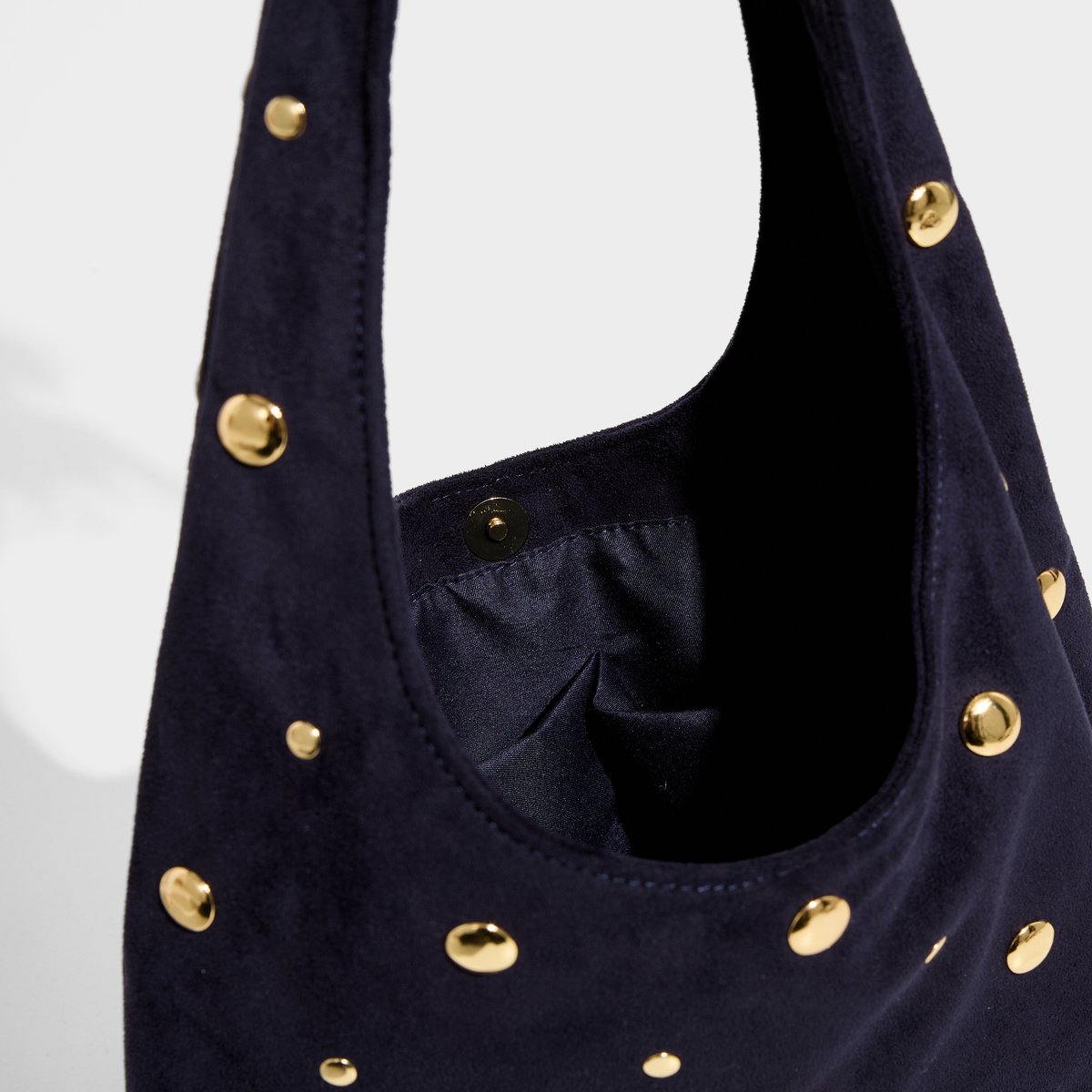 Sac porté épaule avec studs bleu marine, GRAIN DE MALICE