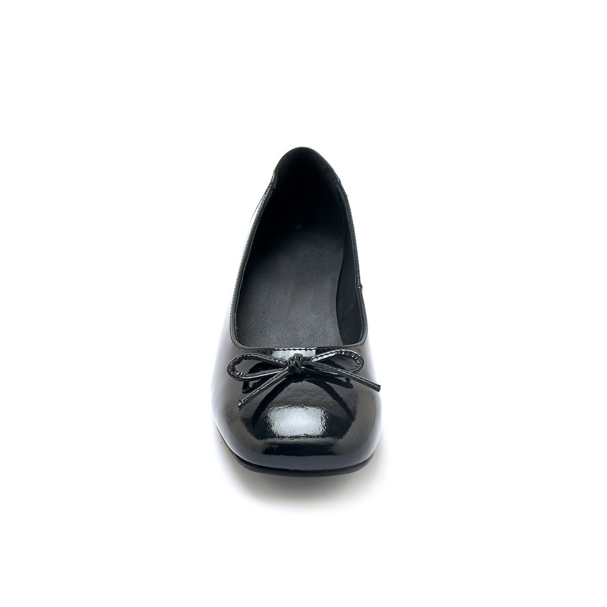 Escarpins vernis talon bloc vernis noir, PEDICONFORT