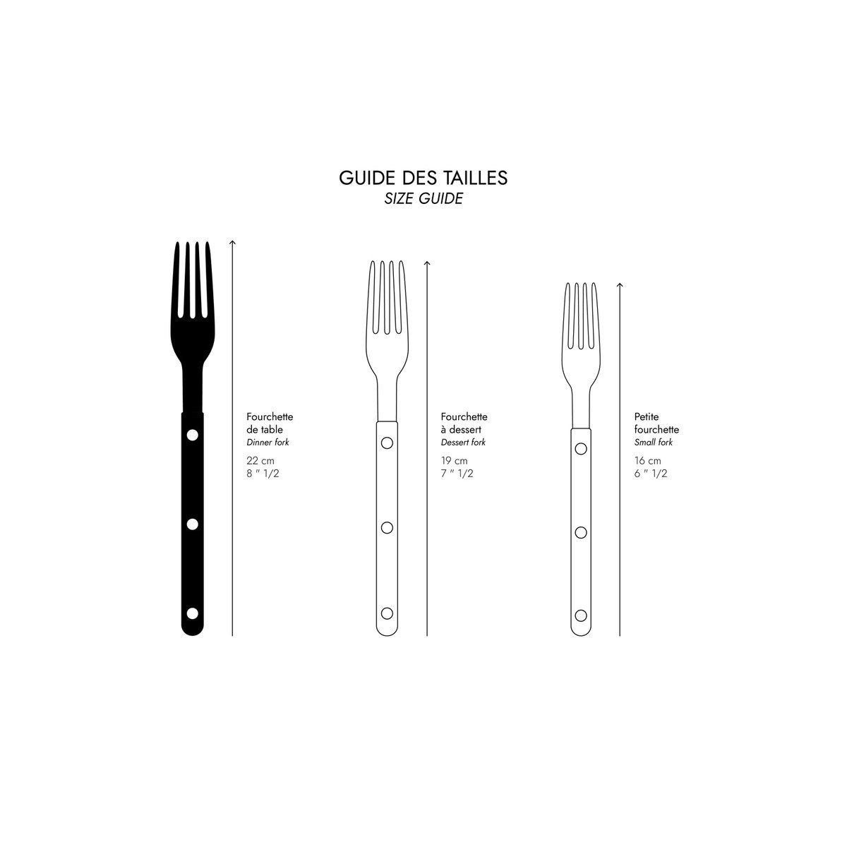 Fourchette de table, Bistrot Vintage effet écaille, SABRE